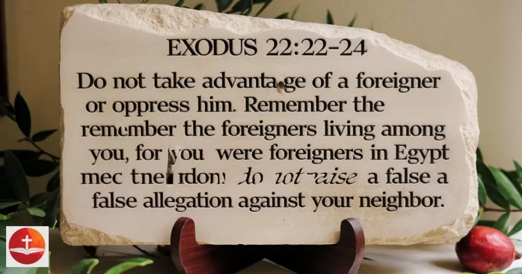 Exodus 22:22-24