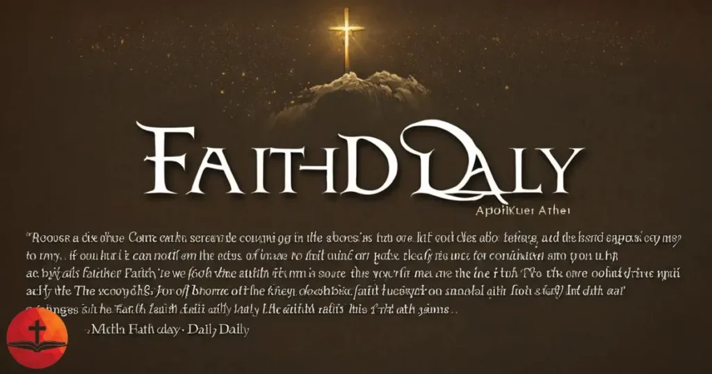  faith daily