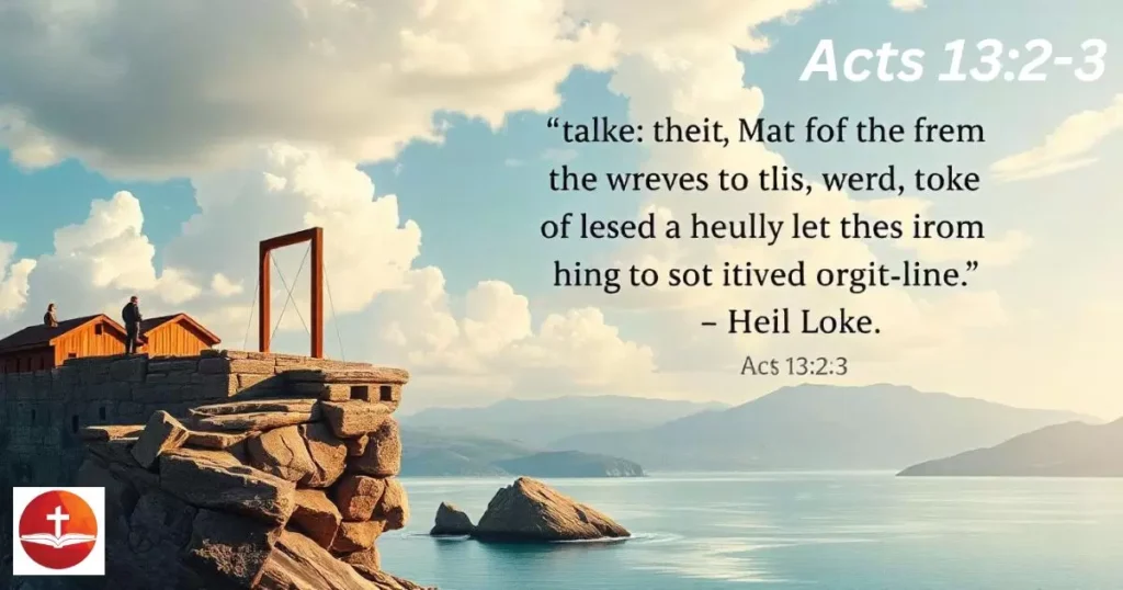 Acts 13:2.3