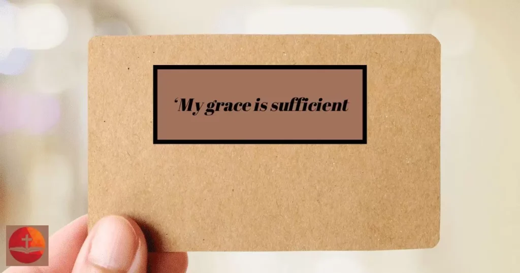 My Grace Is Sufficient