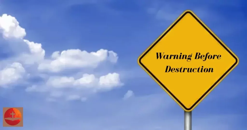 Warning Before Destruction