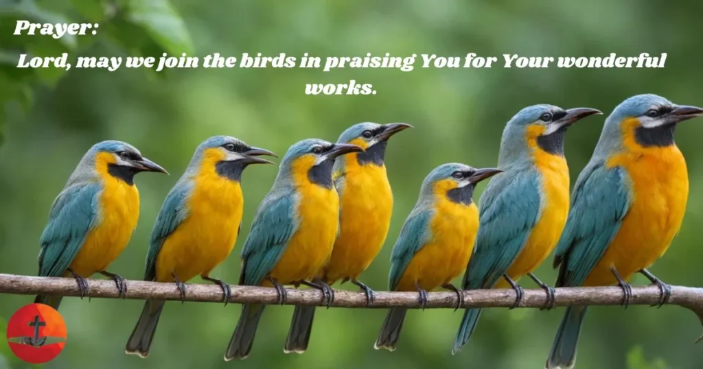 birds in praising