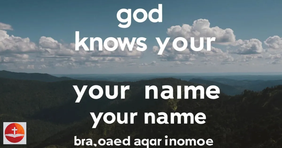 God Knows Your Name