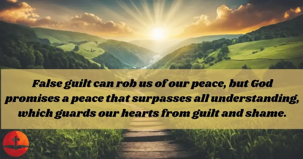 God’s Peace Surpasses False Guilt