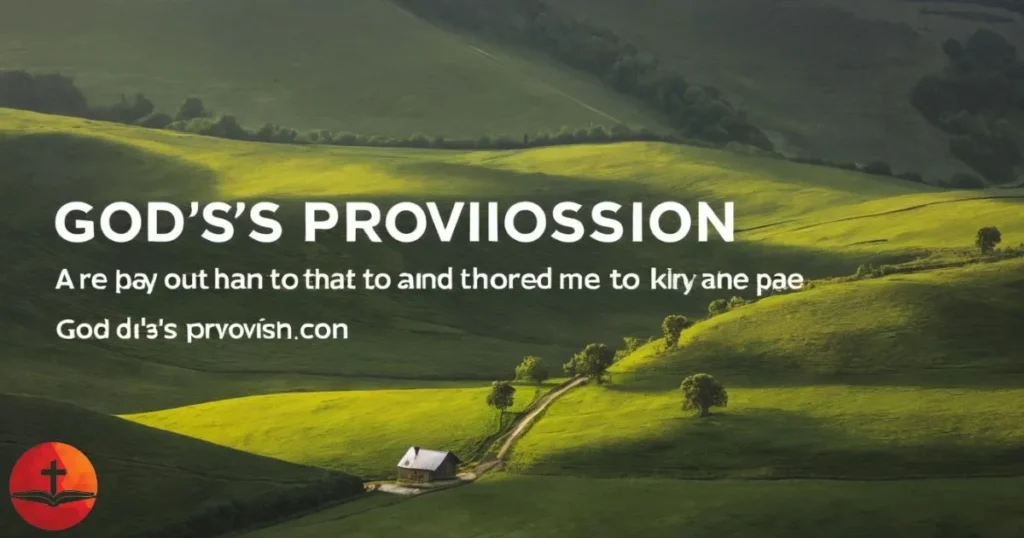 God’s Provision