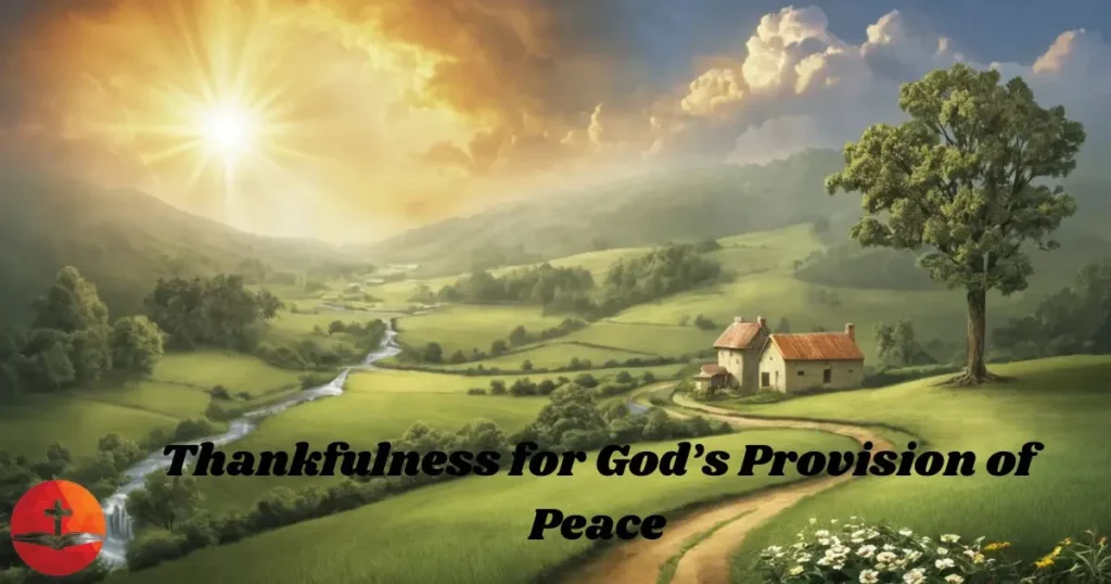 God’s Provision of Peace