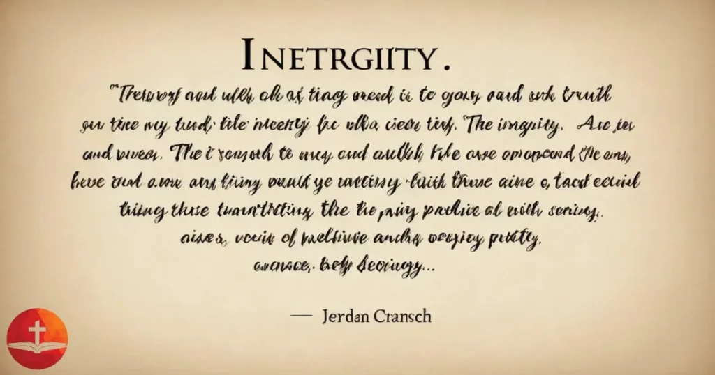 Integrity and truth