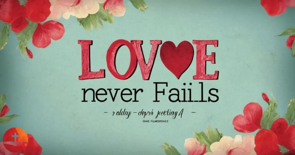 Love Never Fails