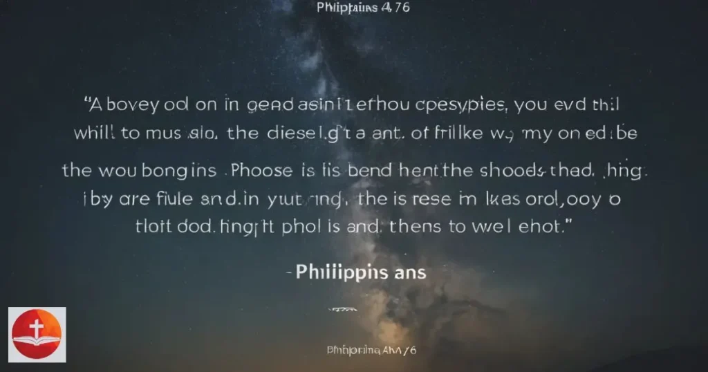 Philippians 4:6-7