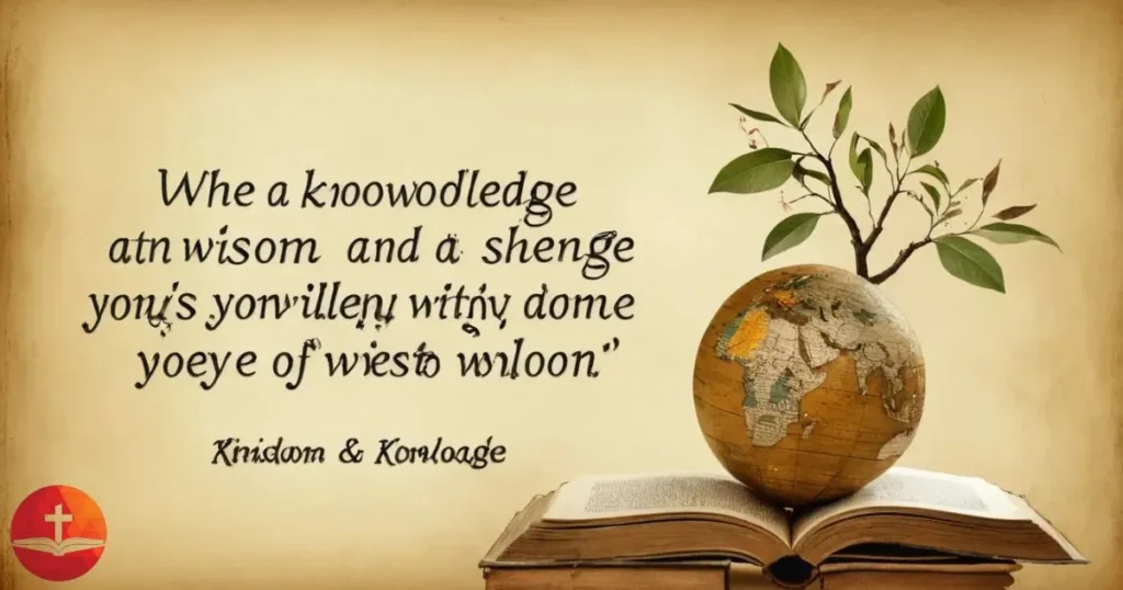 wisdom and knowledge