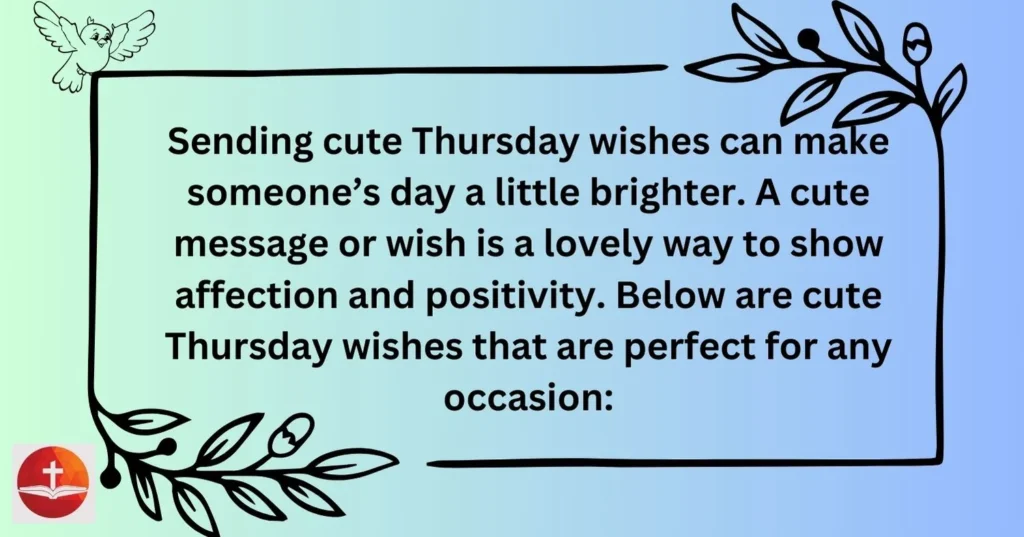 Cute Thursday Wishes