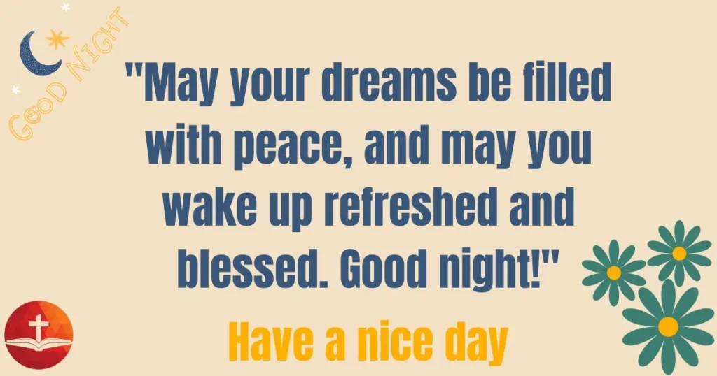 Good Night Blessings