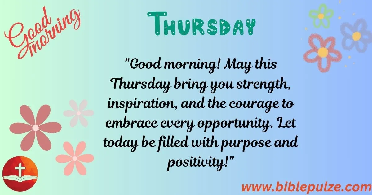 Thursday Blessings 1