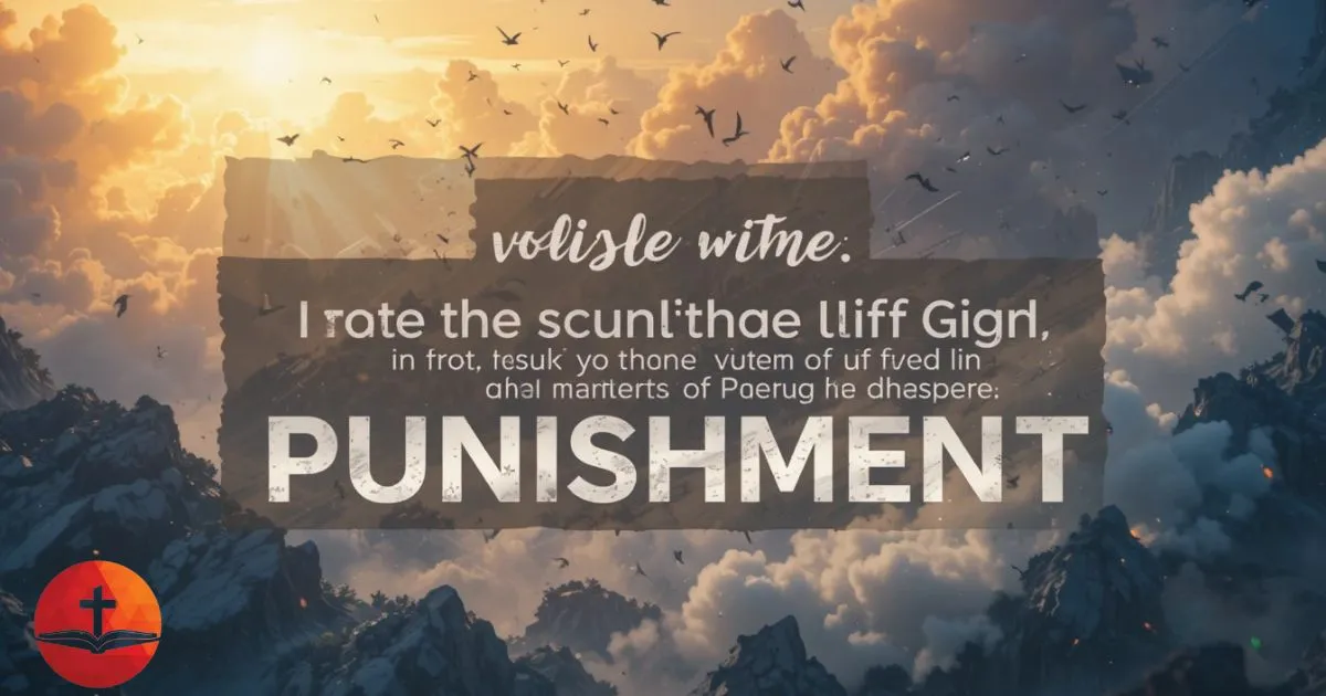 Bible Verses About Punishment