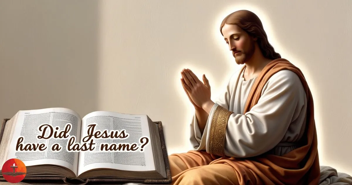 Did Jesus Have A Last Name